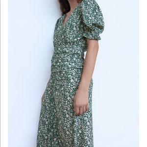 Zara Floral Midi Dress